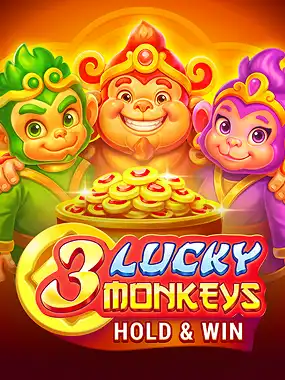 3 Lucky Monkeys Hold & Win