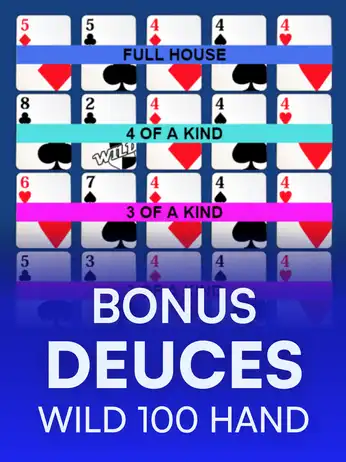Bonus Deuces Wild 100 Hand