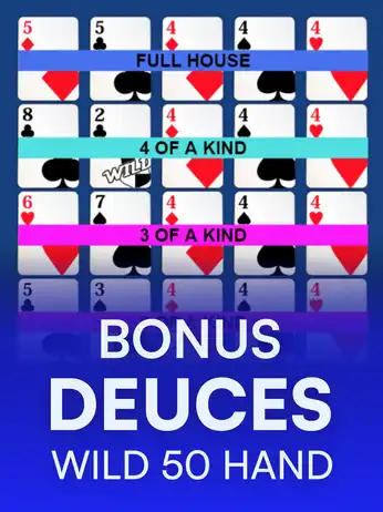 Bonus Deuces Wild 50 Hand