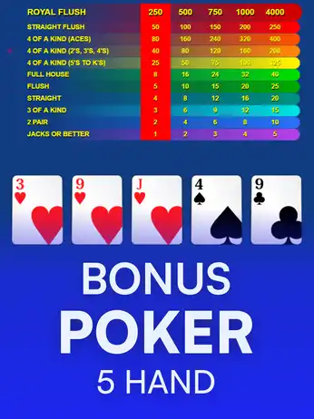 Bonus Poker 5 Hand