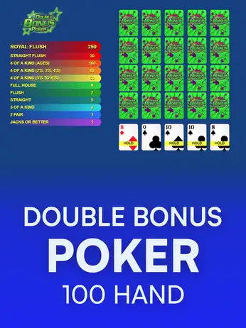 Double Bonus Poker 100 Hand