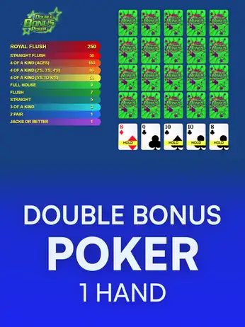 Double Bonus Poker 1 Hand