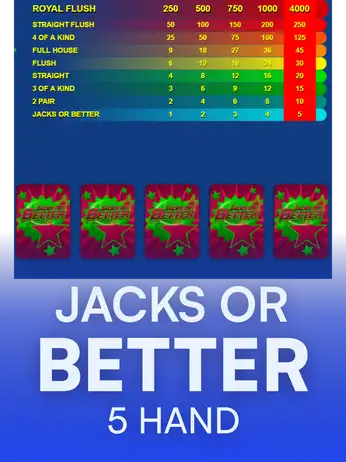 Jacks or Better 5 Hand