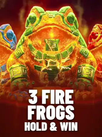 3 Fire Frogs: Hold & Win