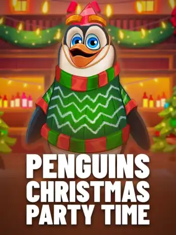 Penguins Christmas Party Time