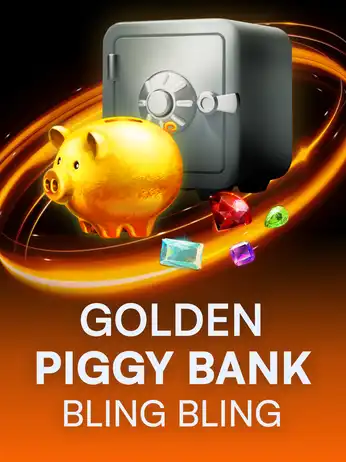 Golden Piggy Bank - Bling Bling