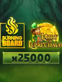 Larry the Leprechaun Burning Board
