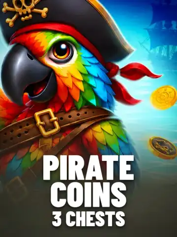 Pirate Coins: 3 Chests