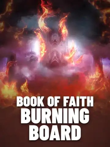 Book of Faith Burning Board