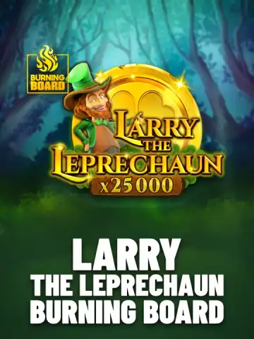 Larry the Leprechaun Burning Board
